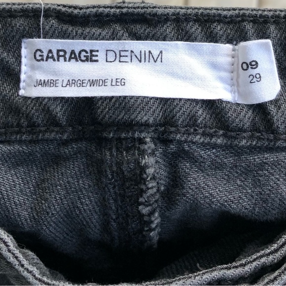 Black Wide Leg American Eagle Jeans - Picture 2 of 6